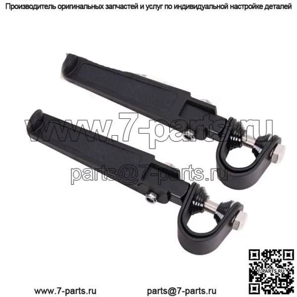 1" 1-1/4" 1.25" Engine Guard Crash Bar U-clamp Foot Peg Footrest For HARLEY 1200